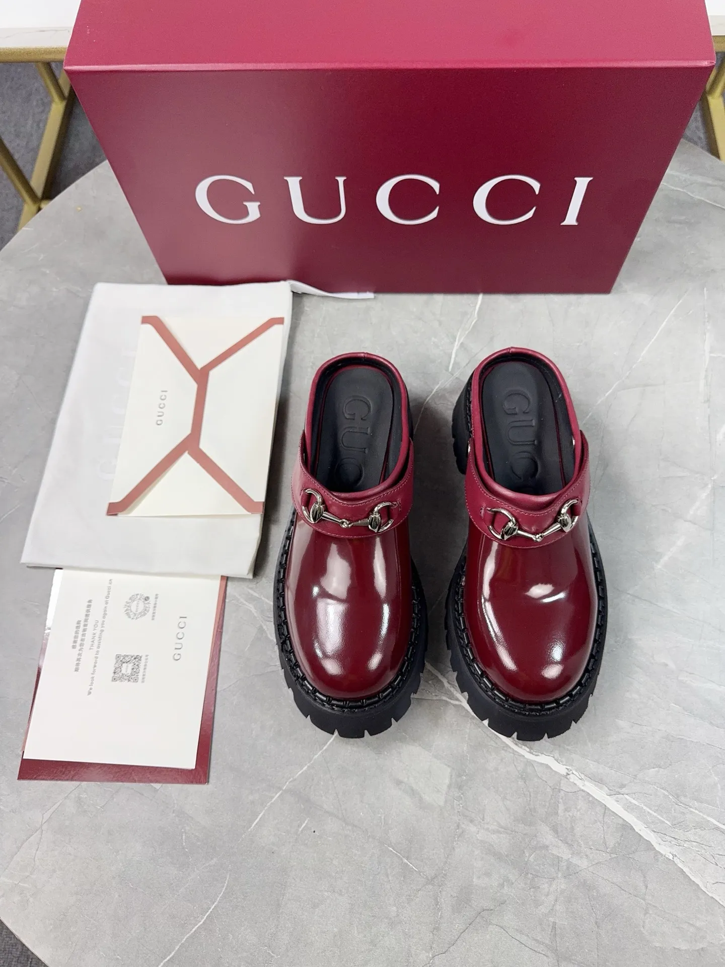 p500🐮🐮Gucci2024 new model, double GG groove thick-soled Loaf platform shoes. The original version is made 1:1. Super beautiful quality, classic model at the counter. ❶Upper: original frosted cowhide ❷Inner lining: water-dyed cowhide ❸Feet: water-dyed cowhide ❹Outsole: ultra-light original sole ❺thick sole heightening: 3.5cn ❻Packing: original packaging ❼Number: Women's 35-42 (41 42 customized, non-returnable) Men's model: 38-46 (45, 46 customized, non-returnable)